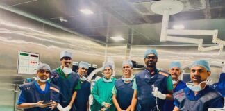HCG KLE Suchirayu Hospital Hubli treats 60-yr-old man suffering from CBD stone through the challenging Spy Chol angioscopy Procedure